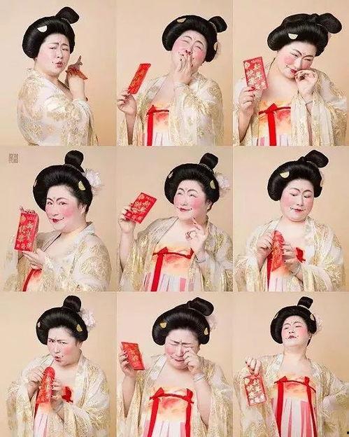 汉服表情包有哪些,穿越千年的文化魅力与趣味